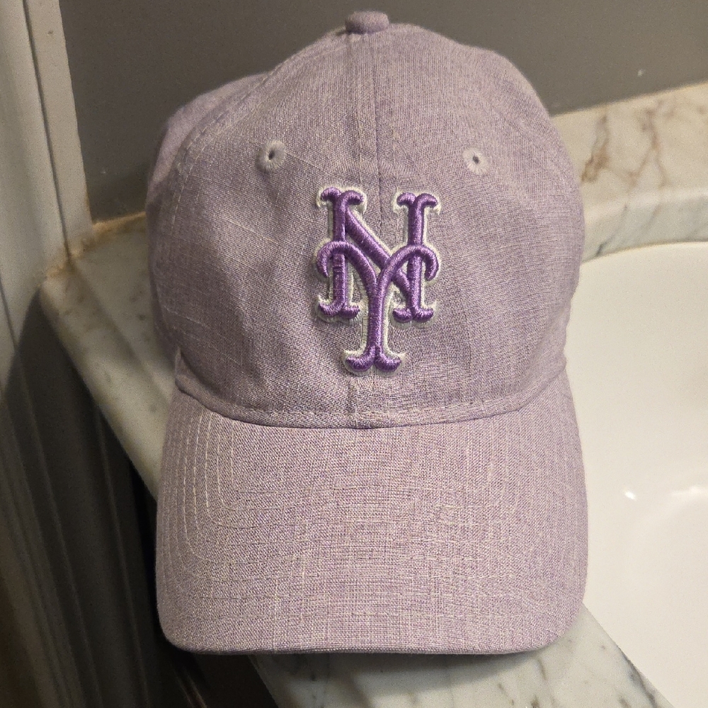 New Era Lavender 9TWENTY Cap NY METS